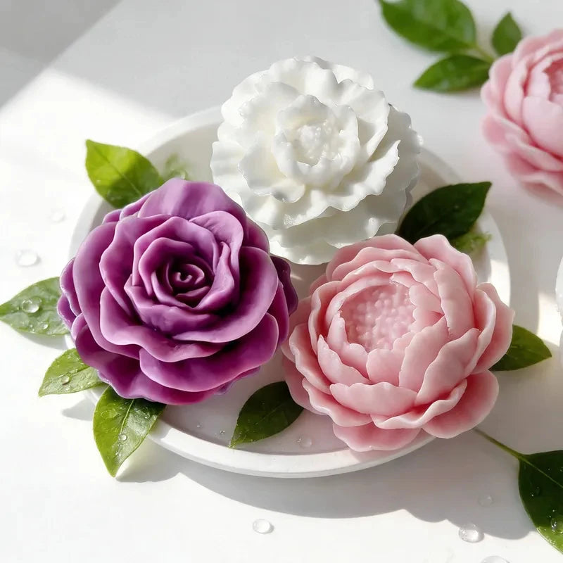 Floral Silicone Mold for Candle, Soap & Resin Crafts