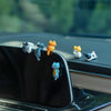 6-Pack PVC Cat Figurines for Car, Home, and Screen Decor