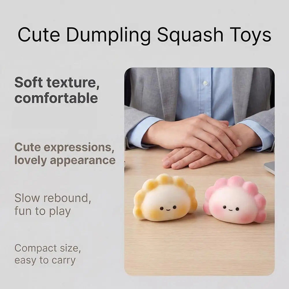 Kawaii Dumpling Squishy Stress Relief Toy