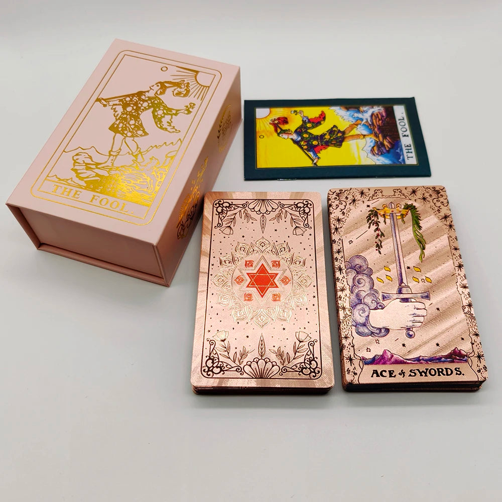 Gold Foil Rider Waite Tarot Deck