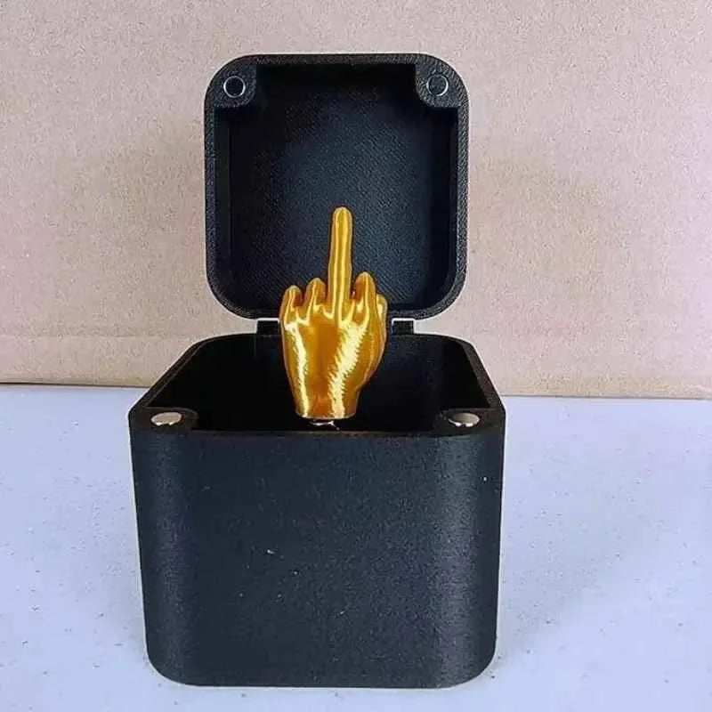 Pop-Up Middle Finger Gag Gift Box