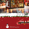 DIY Book Nook Kit – Christmas Shop Miniature Wooden Model with Lights