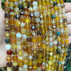 Natural Stone Faceted Beads for Jewelry Making