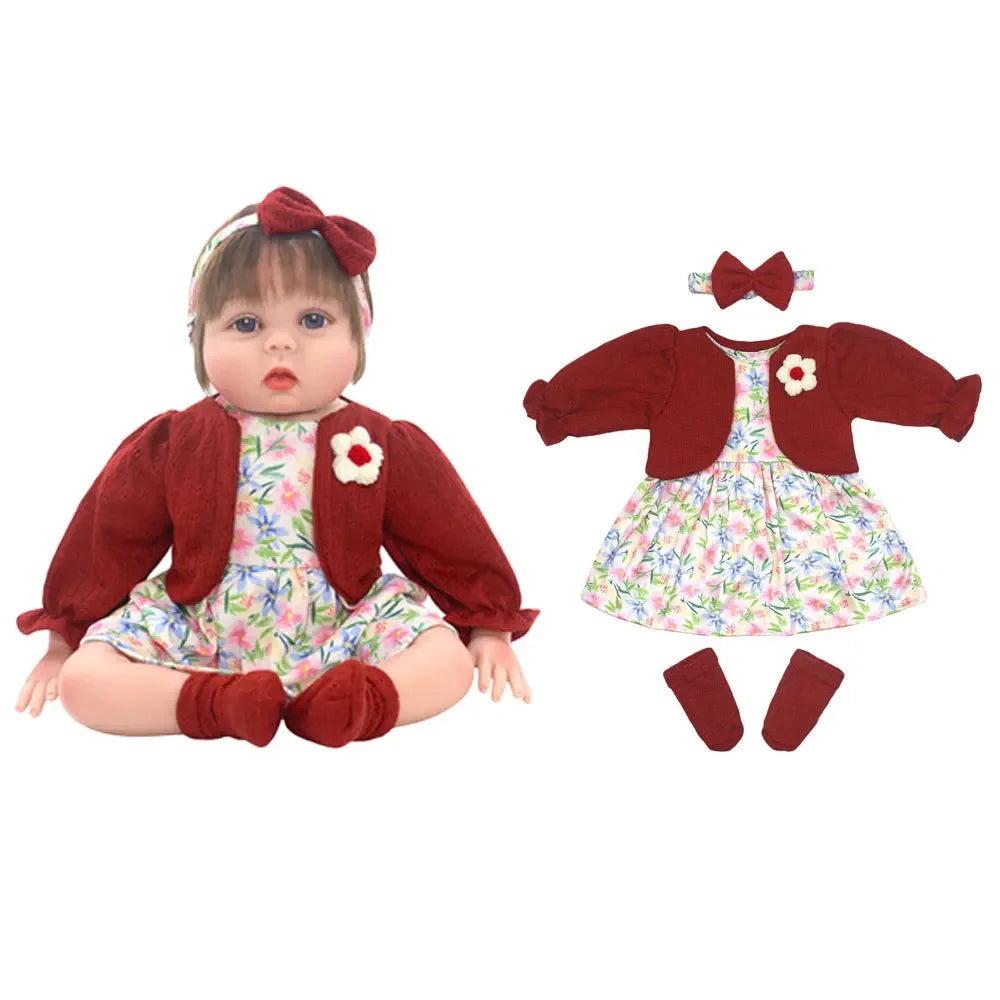 Adorable Jumpsuit Set for 20-22 Inch Reborn Dolls