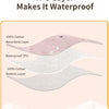 Soft Cotton Waterproof Baby Bibs (3-Pack, U-Shaped Design)