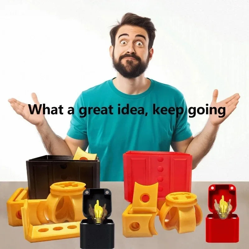 Pop-Up Middle Finger Prank Gift Box