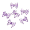 Multicolor Transparent Bow Acrylic Beads for DIY Jewelry Making