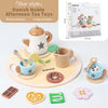 Wooden Pretend Play Tea Set for Kids