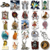 A collection of vintage Greek mythology aesthetic stickers featuring gods, heroes, and mythological figures.
