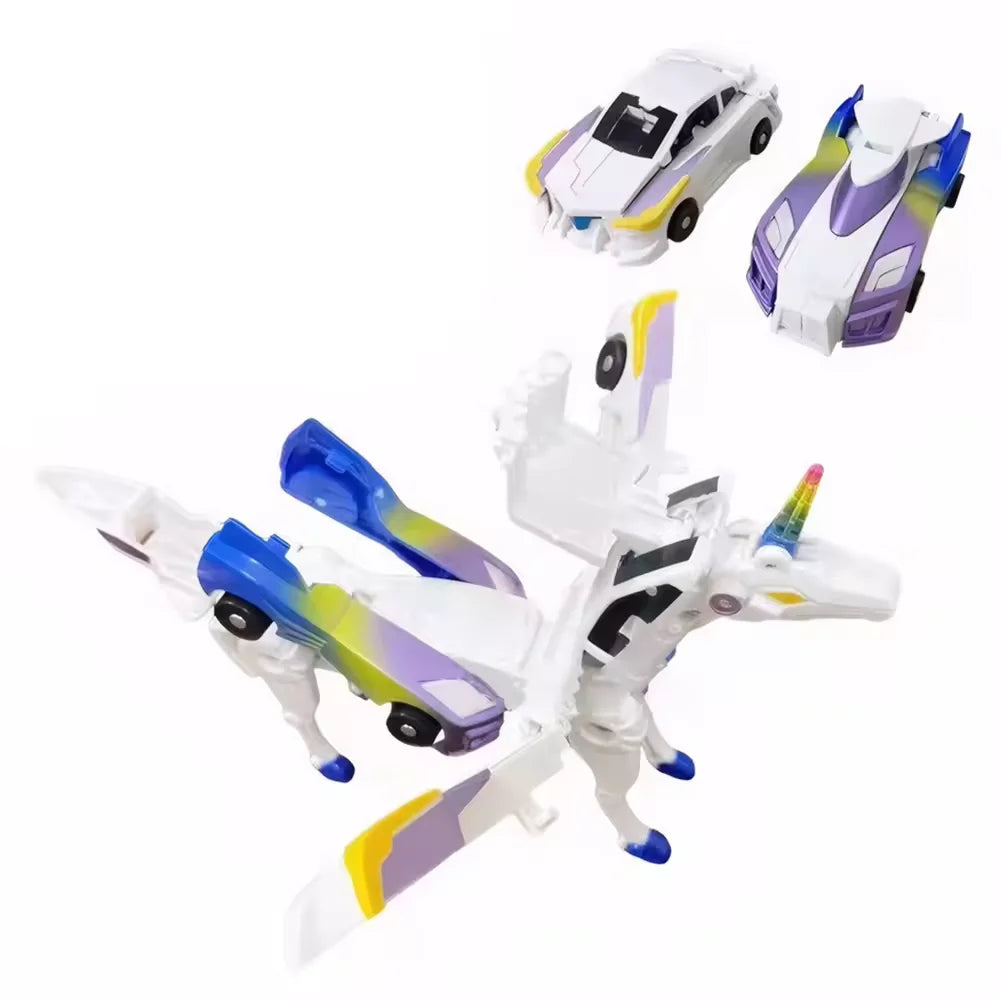 Unicorn Transformer Car 2-in-1 Magnetic Transforming Toy