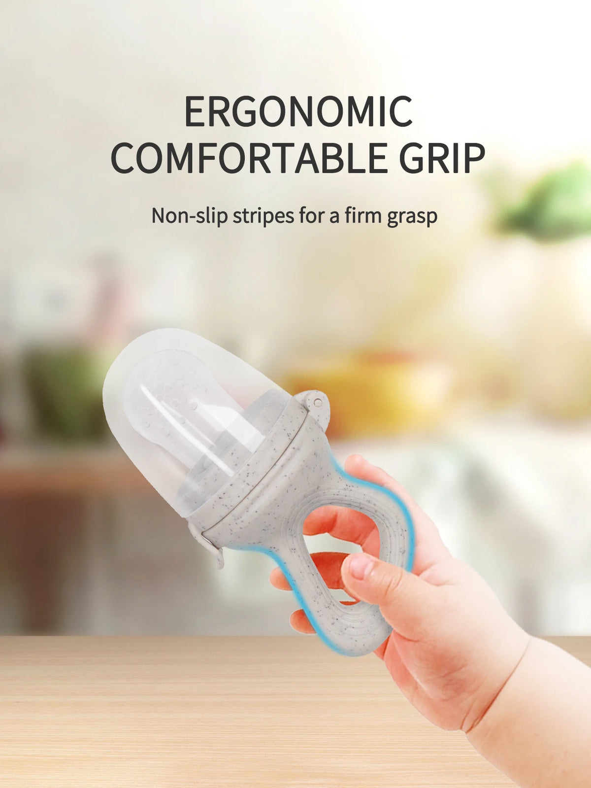 Baby Fruit Feeder with Silicone Mesh Bag