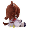 A brown Uma Musume Pretty Derby Agnes Tachyon plush doll collectible.