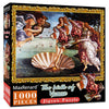 A 1000-piece jigsaw puzzle depicting a painting titled The birth of Venus.