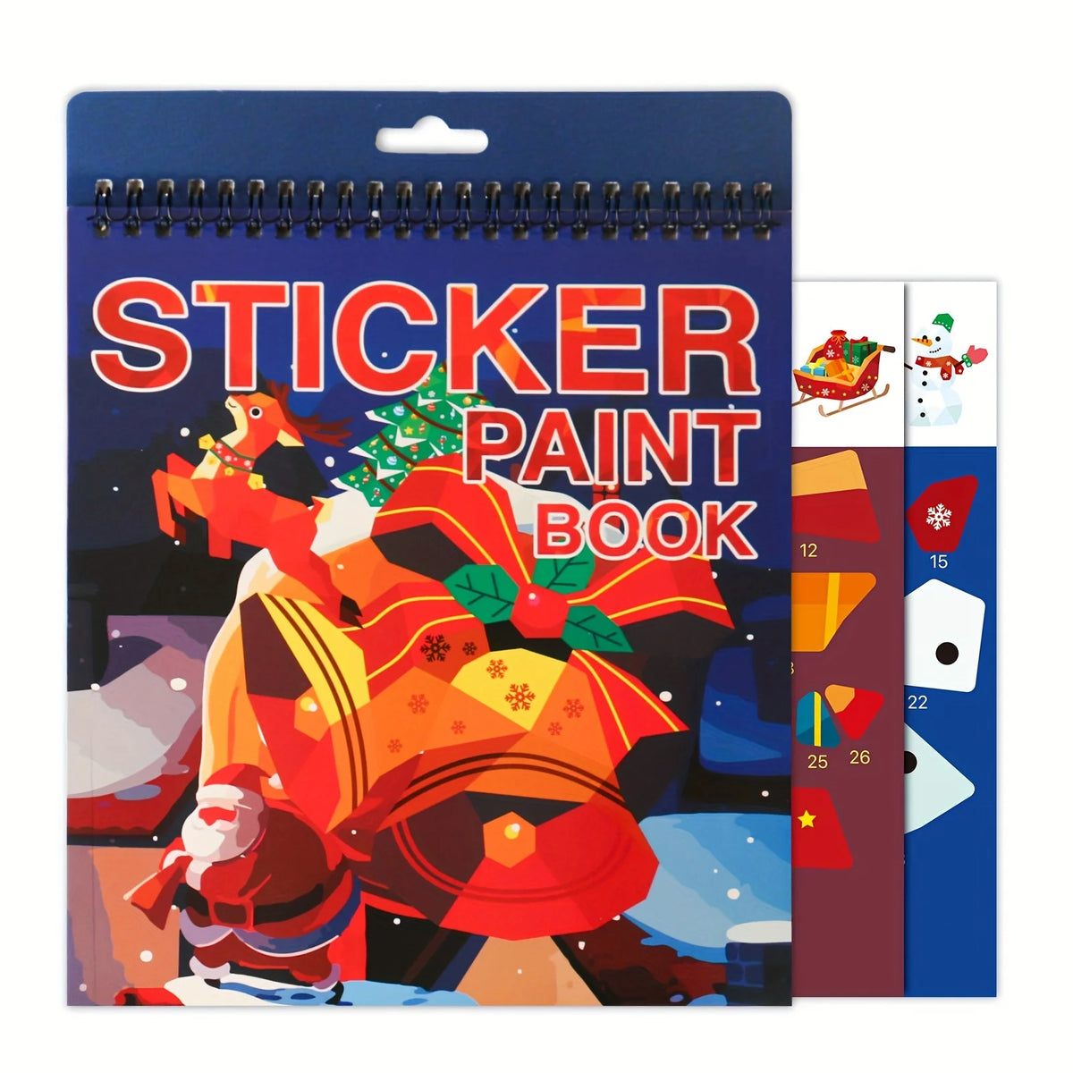 Animal Sticker by Number Book for Kids – 7 Pictures