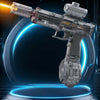 Electric Water Gun with Recoil and LED Flame Effects