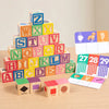 Wooden Word & Shape Blocks – 30-Piece Learning Stacking Toy for Toddlers