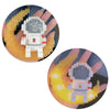 Luminous Astronaut Moon Building Blocks Set with LED Light Technology