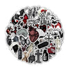 Vampire Gothic Sticker Pack - 50 Waterproof Decals for Laptops, Phones & Skateboards