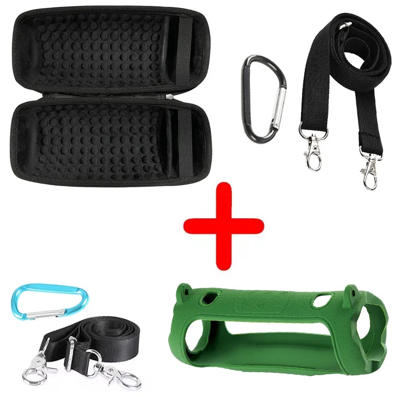 Protective Silicone & EVA Hard Case Set for JBL Charge 6