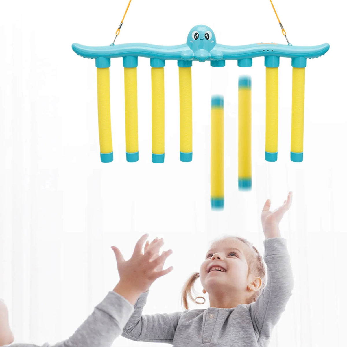 Reaction Training Catching Sticks Game with Adjustable Speeds