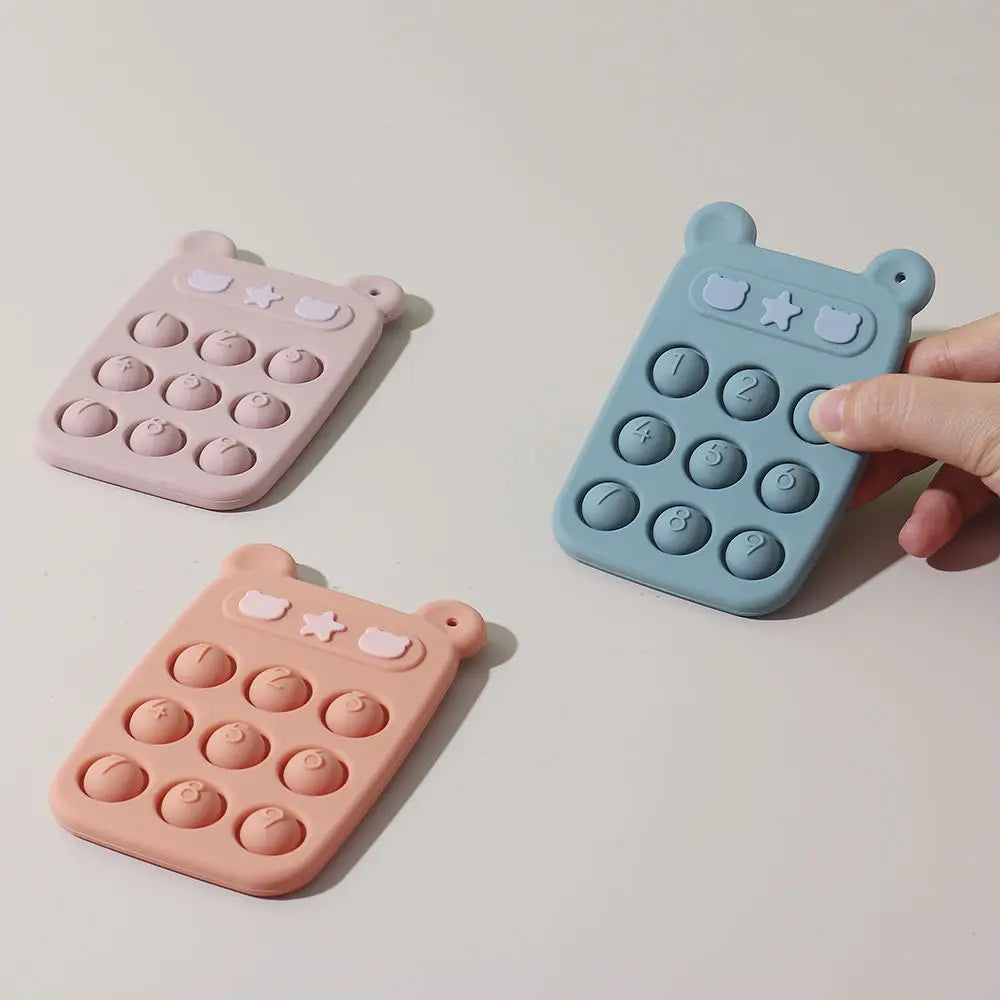 Baby Silicone Remote Control Teether Toy for Soothing Gums
