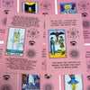 Pink Rider-Waite Tarot Cards – 78-Card English Deck with Keywords