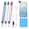 LED Diamond Painting Pen Kit with Multifunctional Tips and Magnifying Glass