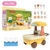 Forest Animal Miniature Dollhouse Furniture Set – 1/12 Scale Bedroom, Kitchen & Bathroom Decor