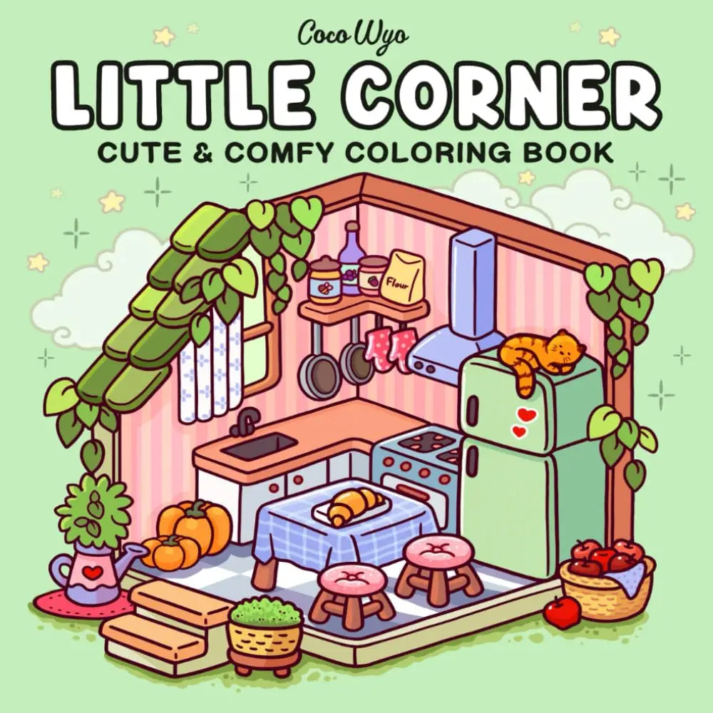 Cozy Friends Halloween Coloring Book for Adults and Teens