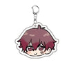 Acrylic keychain set featuring three characters Isagi, Bachira, and Kunigami from Blue Lock