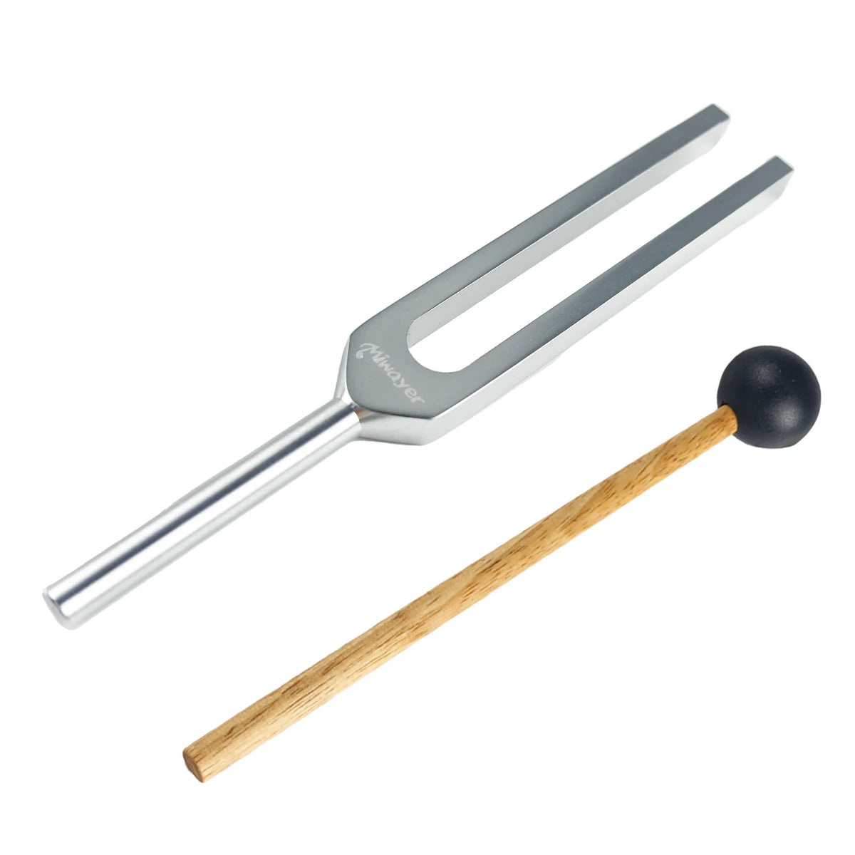 432Hz Tuning Fork Set with Mallet and Storage Bag for Healing and Stress Relief
