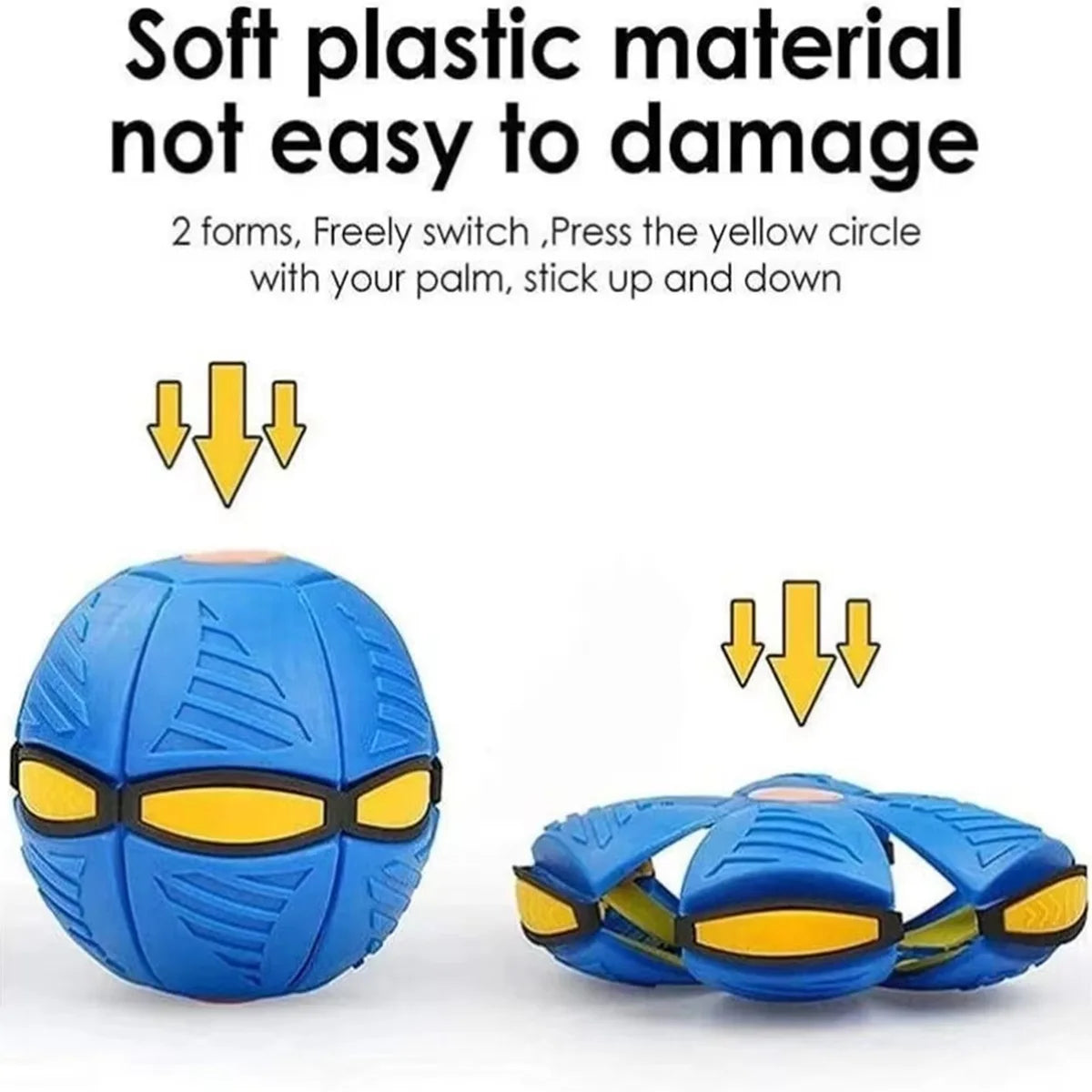 Magic Flying Saucer Bouncing Ball for Dogs and Kids