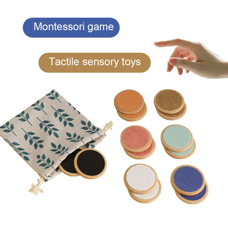 Montessori Tactile Matching Game for Sensory Learning