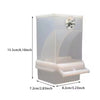 Clear Anti-Spill Parrot Bird Feeder