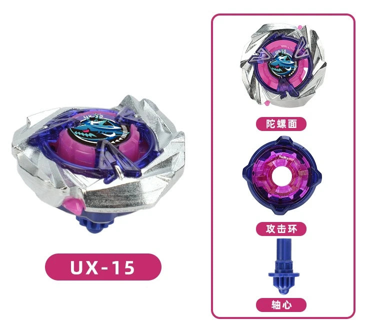 Gyro X Series Metal Battle Spinning Top with Launcher