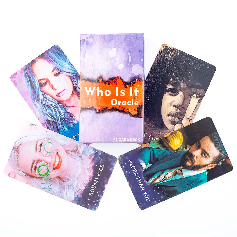 Who Is It Oracle Cards – 78-Card Divination Deck for Insight & Reflection