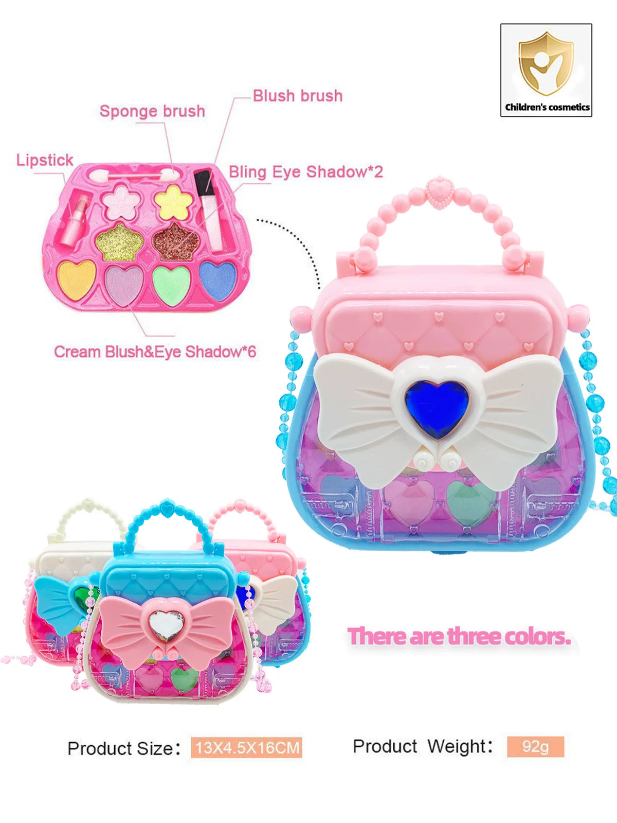Kids Pretend Play Makeup Cosmetic Set