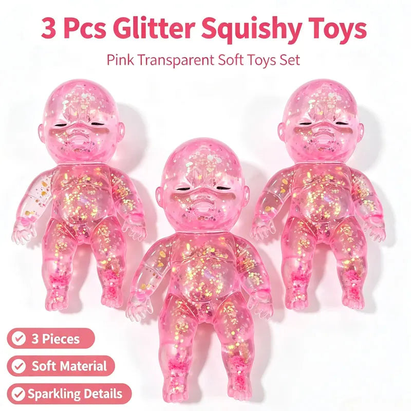 Glitter Squishy Stress Relief Toy