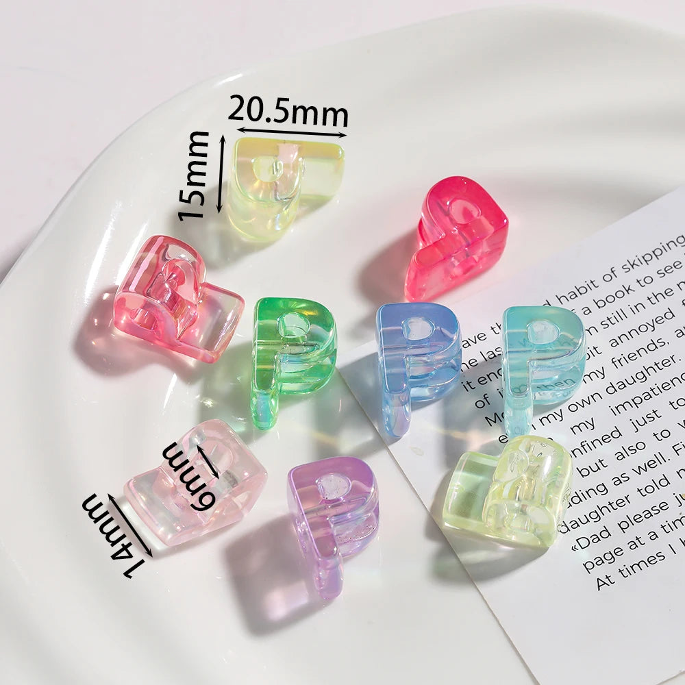 Acrylic Alphabet Beads for Jewelry Making – DIY Craft Kit