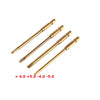 A set of four gold-colored precision hex screwdrivers for RC vehicles.
