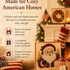 Festive Christmas Pearl Diamond Painting Kit with Frame