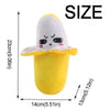 Yellow fruit induction metronome musical toy shaped like a banana.