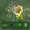Sunflower Bubble Machine with Lights and Auto Shake for Kids