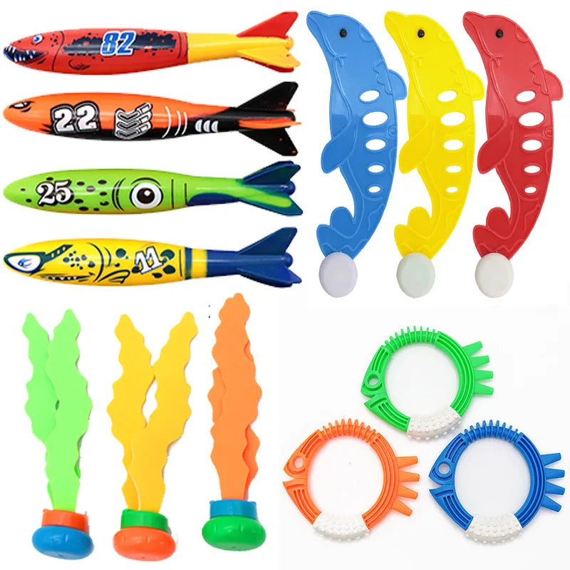 Underwater Diving Stick Toy Set for Pool Fun
