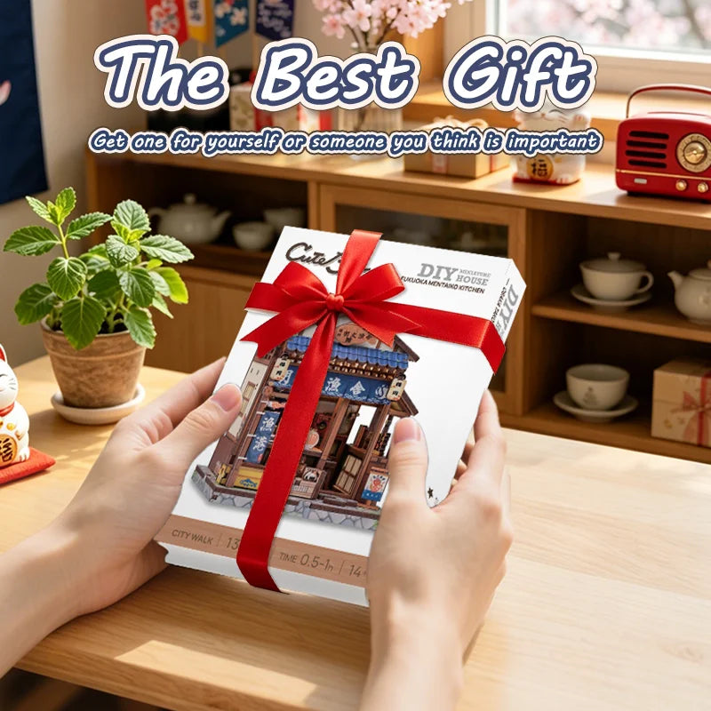 Japanese Mini Store Book Nook DIY Kit