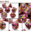 Handmade Resin Polyhedral Dice Set with Sharp Edges