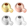 Metal Crimp End Beads for Jewelry Making - Stopper and Positioning Clasps