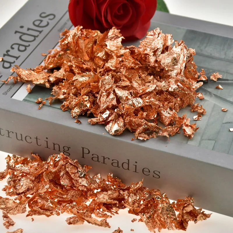 Metallic Foil Flakes for Crafts, Nail Art & DIY Projects