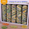 Multicolor Gradient Dyed Acrylic Yarn for Knitting & Crochet