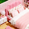 DIY Wooden Dollhouse Kit with Miniature Furniture – 3D Puzzle Craft Set